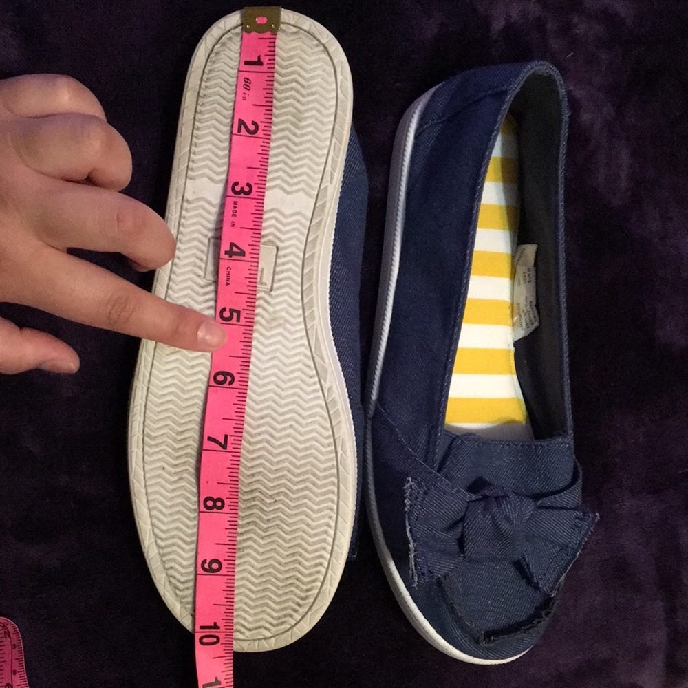 Time & tru memory foam blue jean flats - Picture 4 of 4